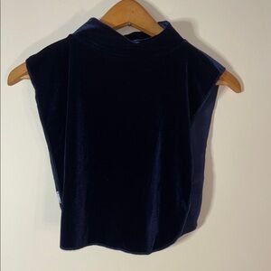 Navy Blue Velvet-like Teddy
